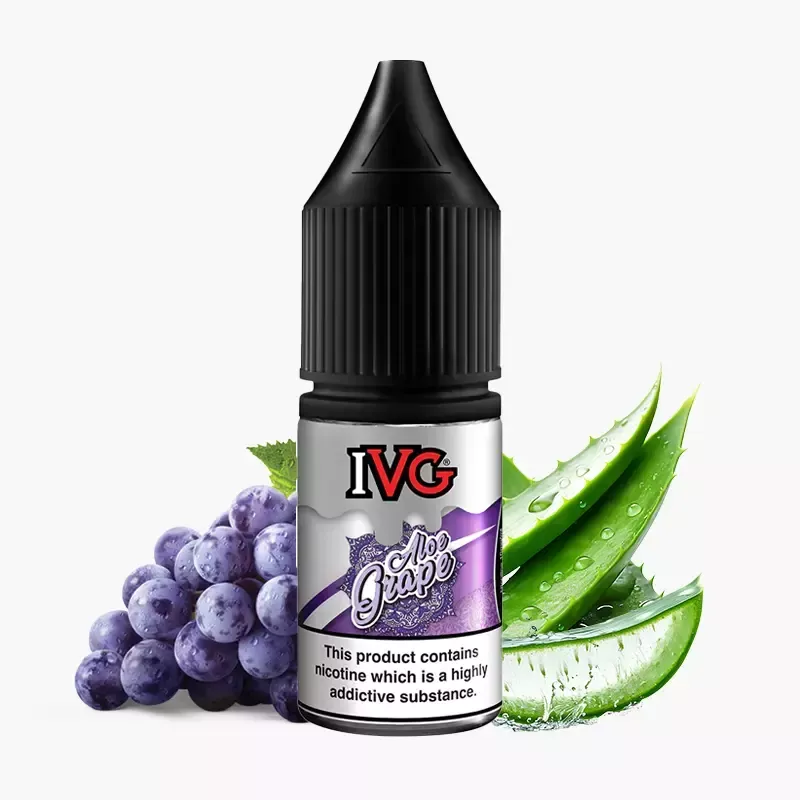 IVG Salts Aloe Grape 10 ml fľaša – aloe vera a hrozno