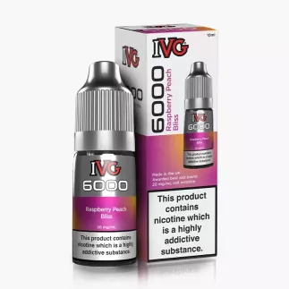 IVG 6000 Salts Raspberry Peach Bliss 10 ml