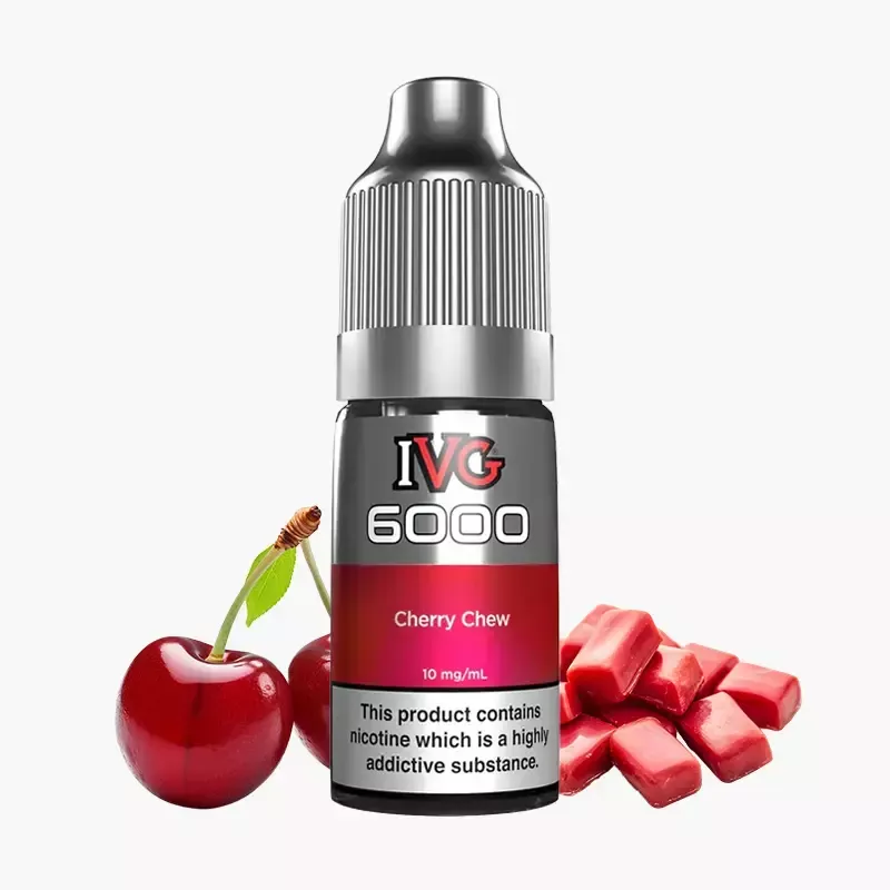 IVG 6000 Salts Cherry Chew 10 ml fľaša – čerešňový cukrík