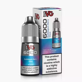 IVG 6000 Salts Bubblegum Berry Wave 10 ml