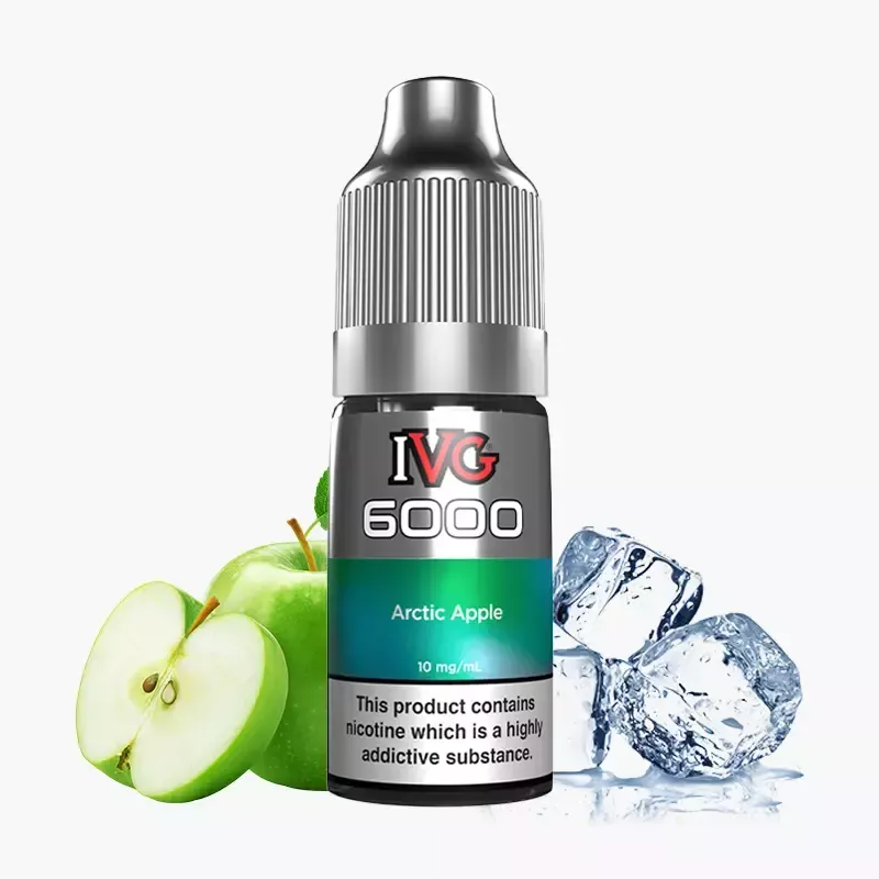 IVG 6000 Salts Arctic Apple 10 ml fľaša – ľadové jablko
