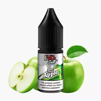 IVG Sour Green Apple Nic Salt 10 ml fľaša – kyslé zelené jablko