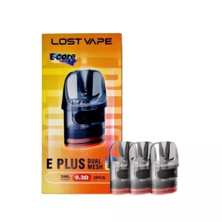 Lost Vape E plus Dual Replacement Pod cartridge (3 ks)