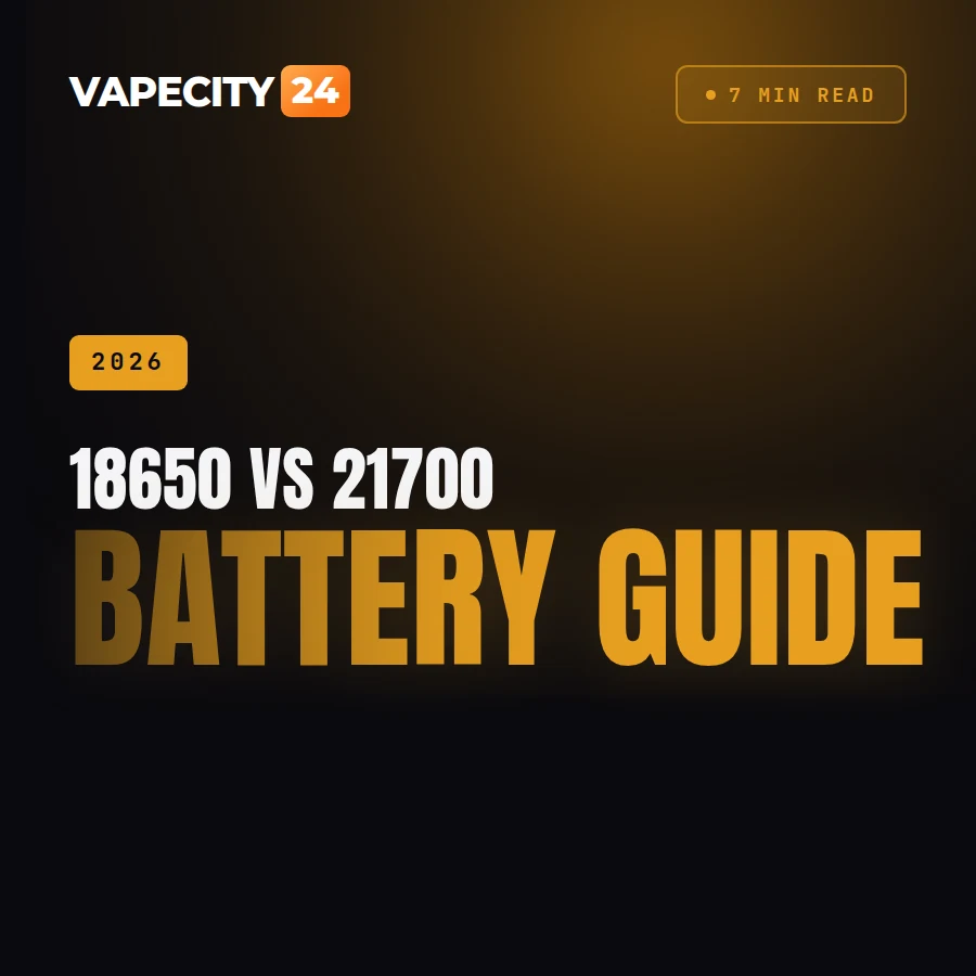 18650 vs 21700 - akumulatory do e-papierosa, porównanie i bezpieczeństwo