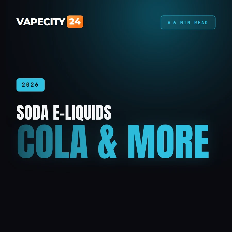 Nápojové e-liquidy - kola, energy a limonády